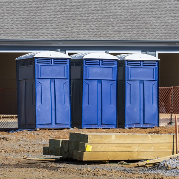 how do you ensure the portable restrooms are secure and safe from vandalism during an event in Ironton MI